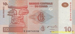 10 франков 2003 года