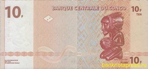 10 франков 2003 года конго