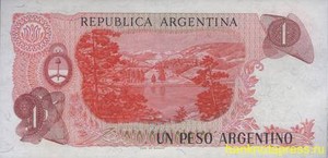 1 песо 1983 года аргентина