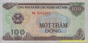 100 донг 1991 года